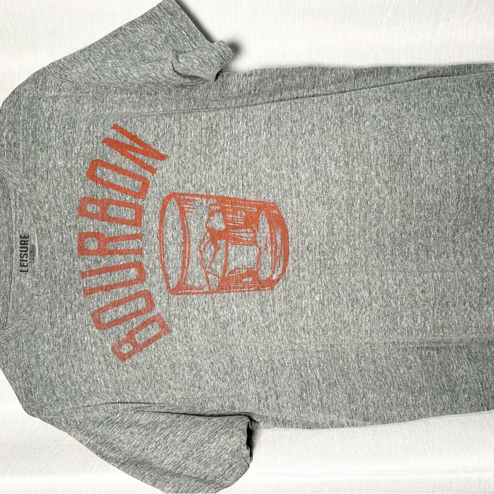Men’s Leisure Lounge Grey and Red T-Shirt